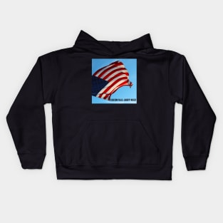 Fascism falls, liberty rises! Kids Hoodie